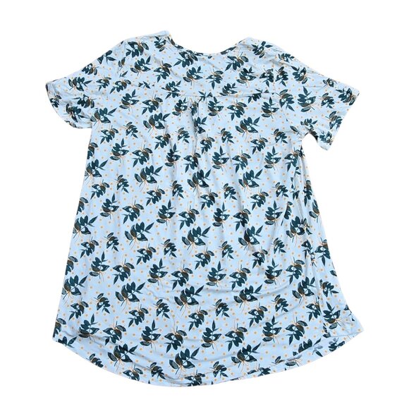 Casual Short Sleeve Floral Loose Fit Women's Summer Top - Large - Picture 2 of 3